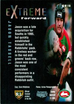1995 Dynamic ARL Series 3 #043 Jason Tassell Back